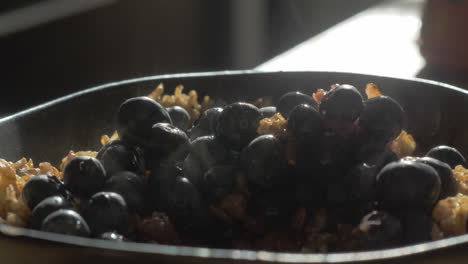 Müsli-Mit-Blaubeeren