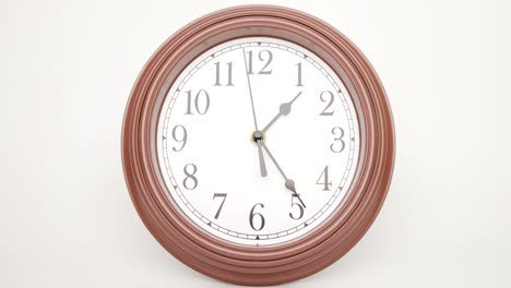lapso de tiempo, reloj de pared que muestra el transcurso del tiempo.