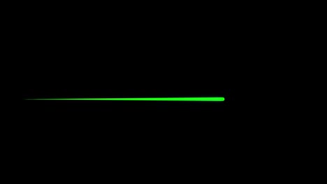 el monitor de latidos cardíacos, el ekg, la línea verde.