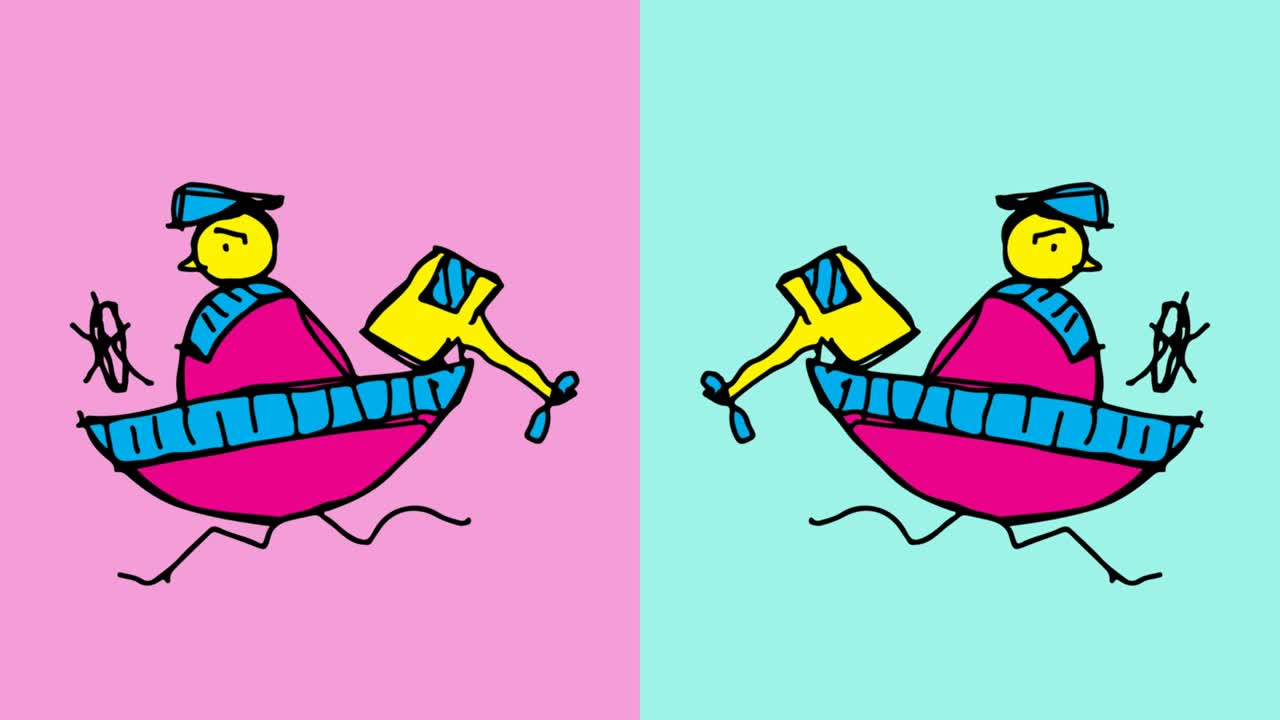bambini che disegnano pop art sfondo senza cuciture con tema di marinaio