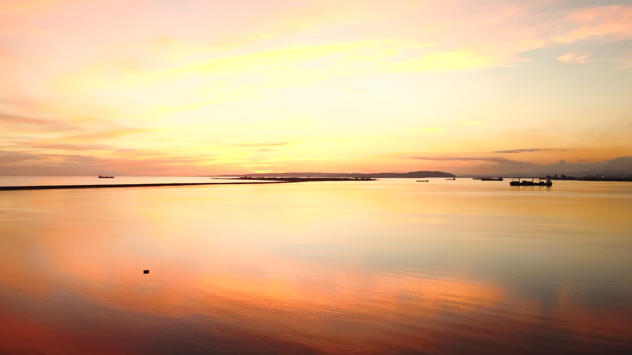 자메이카 킹스턴의 아름다운 일몰