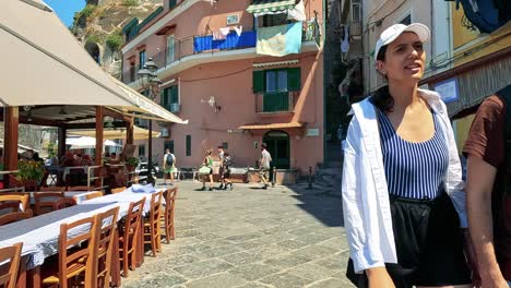 people enjoying a meal at seaside restaurant