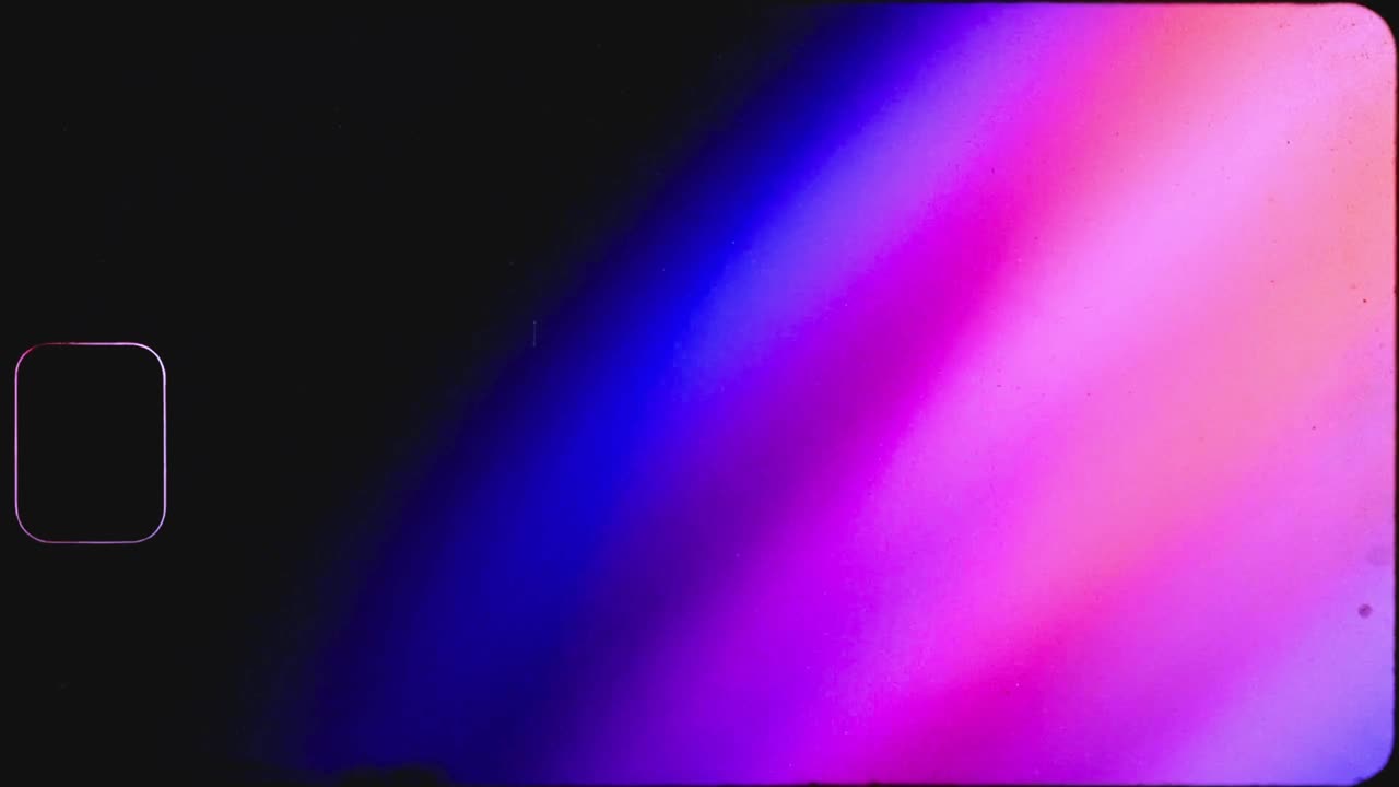 Abstract Colorful Gradient Background with Retro Film Frame