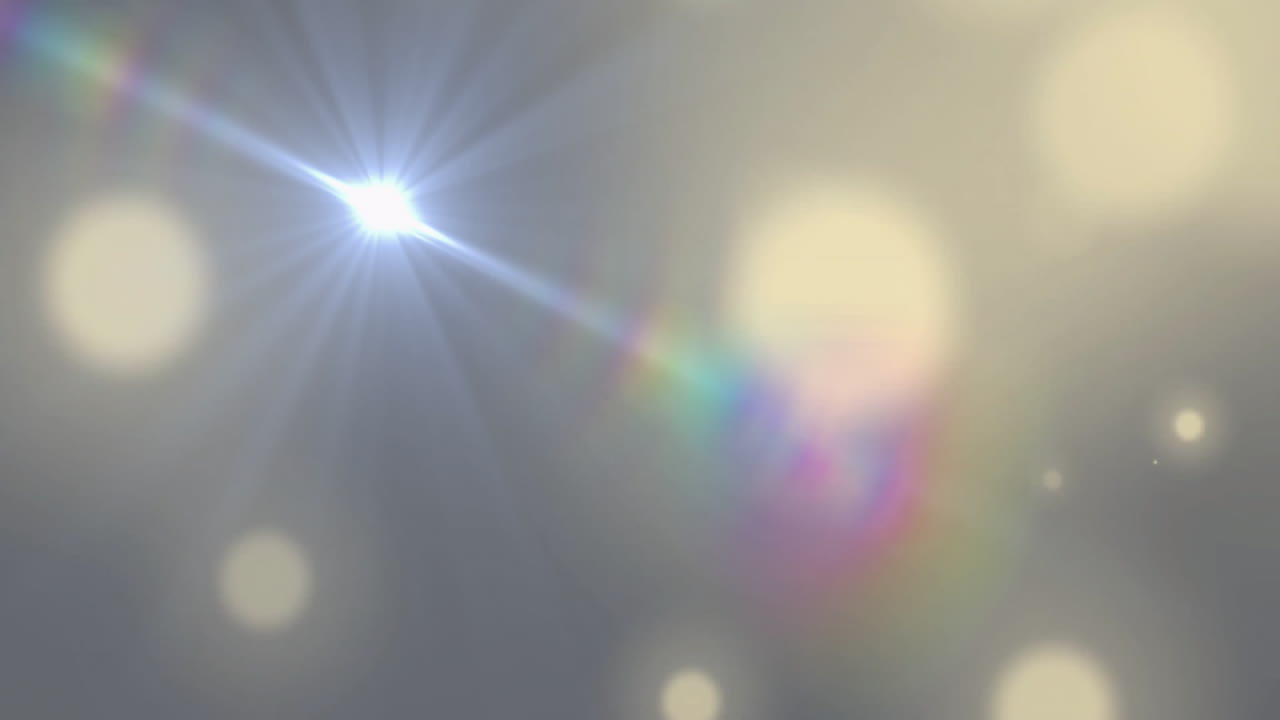 Animation of beige spots moving over light spots