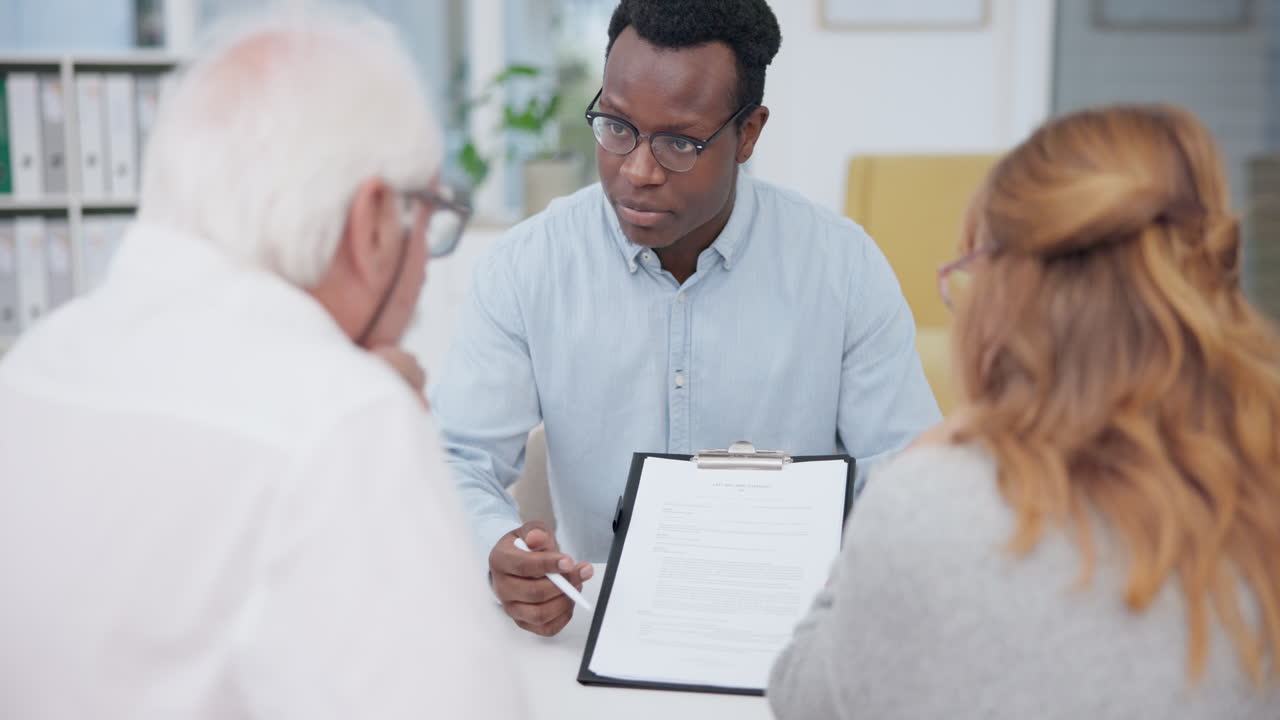 Senior couple, communication