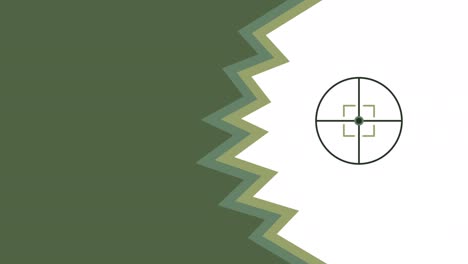 video en 4k del icono de la pistola de dibujos animados sobre un fondo blanco.