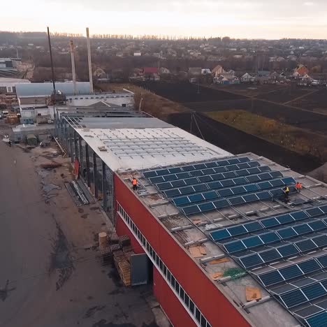central de energía solar