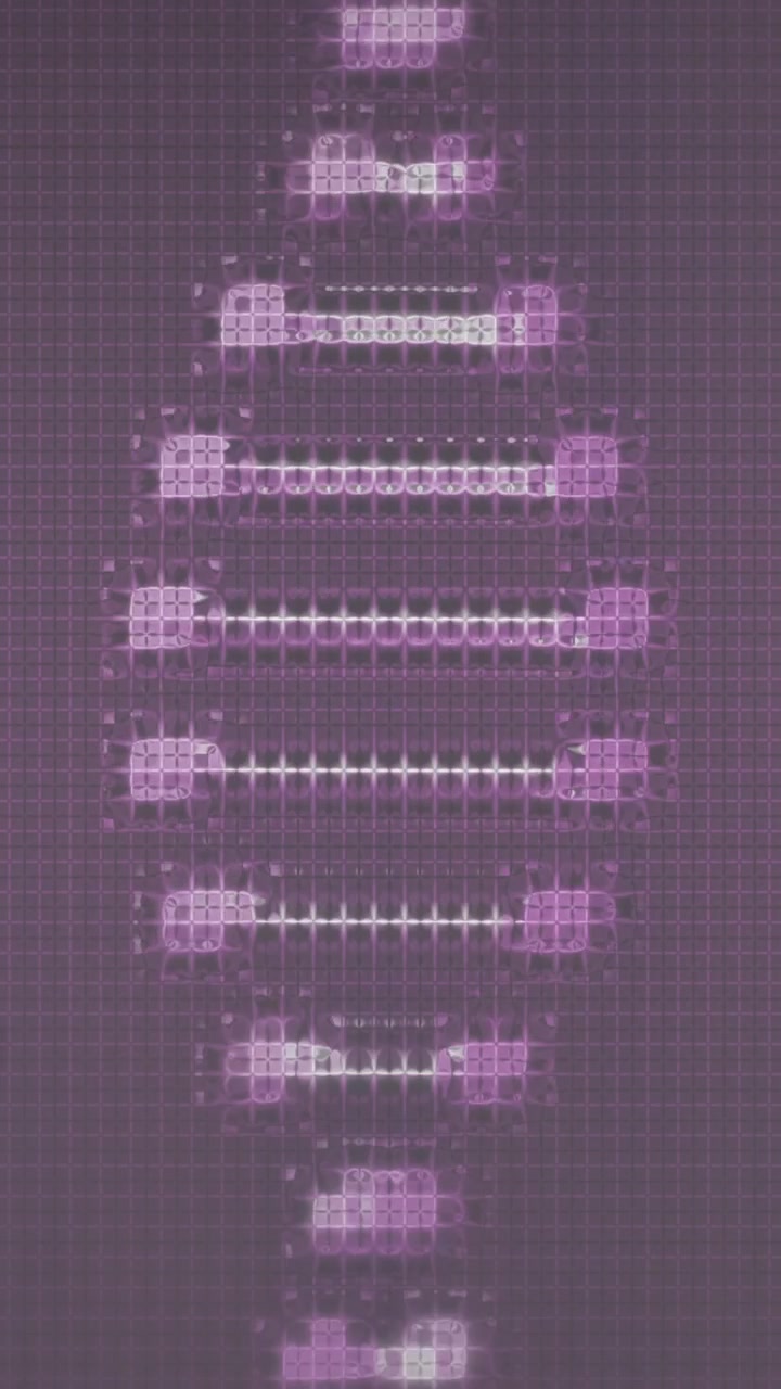Processing scientific data, DNA strand intertwining with binary coding animation
