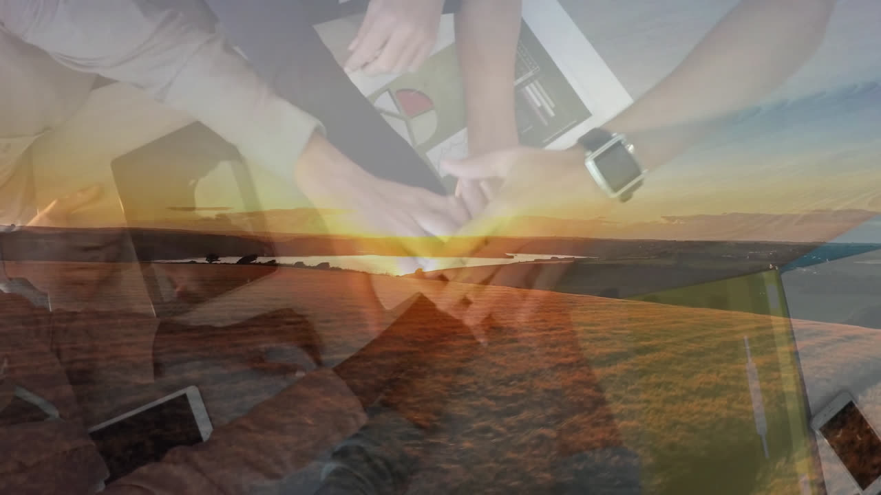 성공을 축하하는 팀