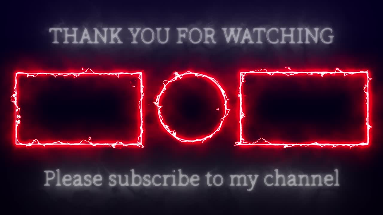 반이는 끝 카드 끝 화면 모션 그래픽