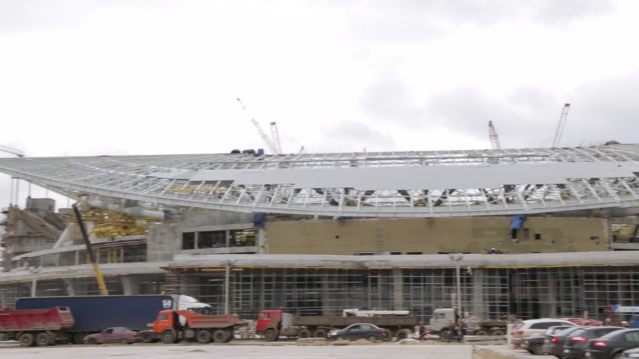 경기장 건설 현장