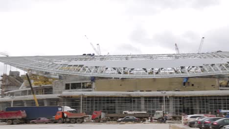 stadium construction site