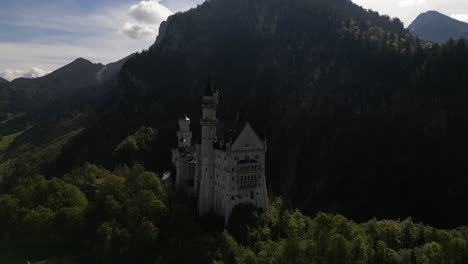 neuschwanstein castle, nestled in the bavarian alps