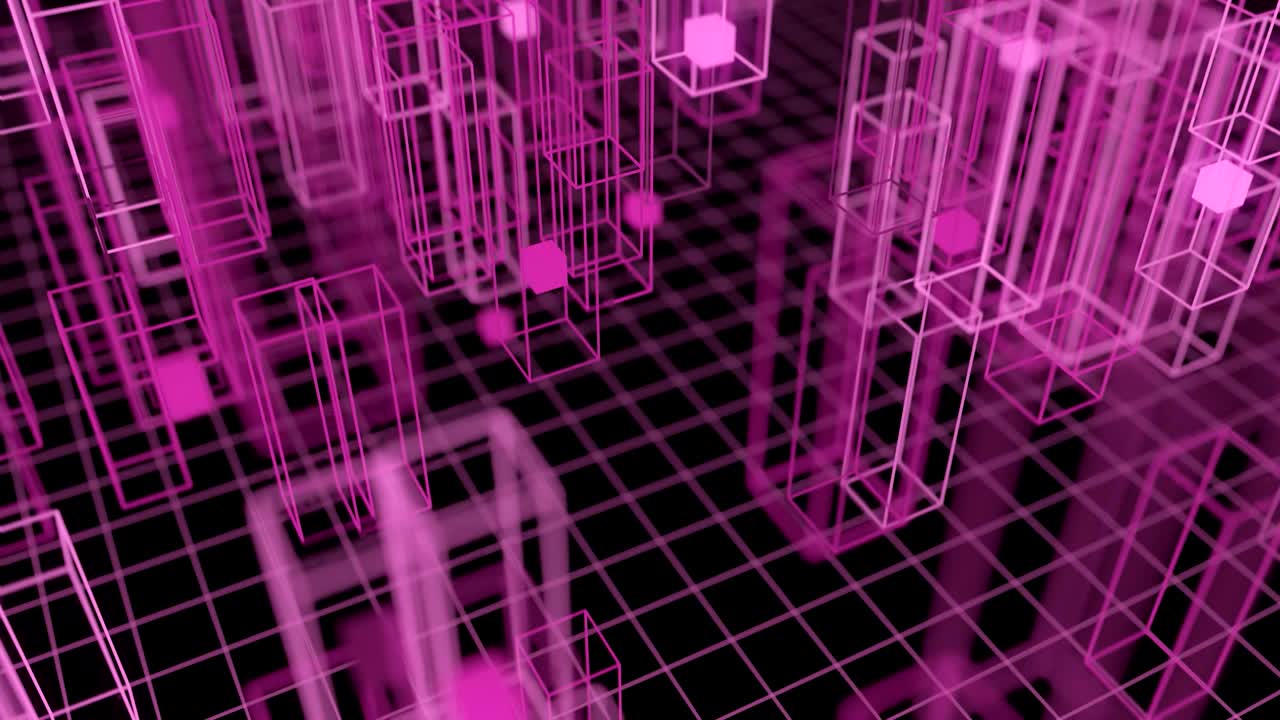 4K Cloud Computing Storage Concept.