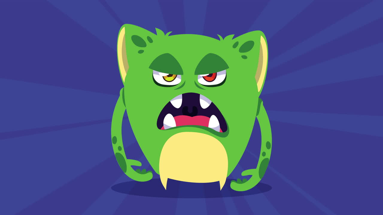 Monstro Verde Zangado