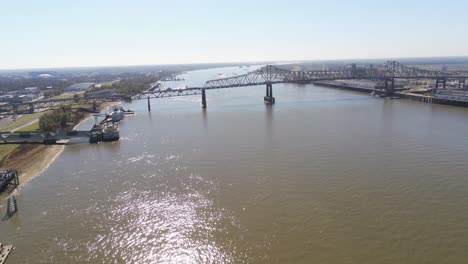 aerial-shot-of-baton-rouge-bridge-4k