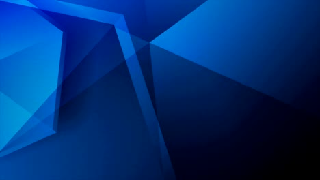 dark blue abstract tech polygonal motion background