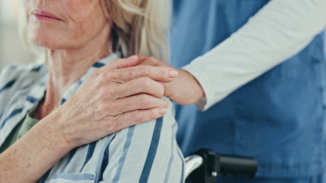 nurse, woman in wheelchair