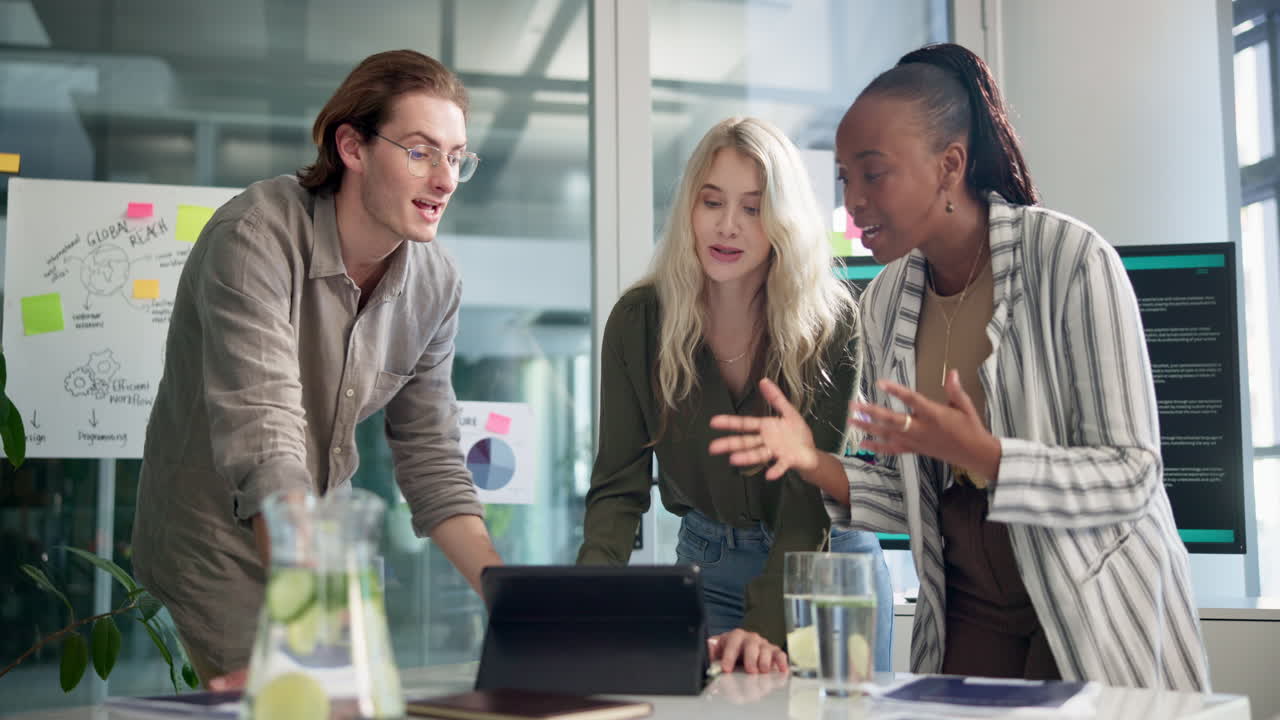 Business team collaborating in the office