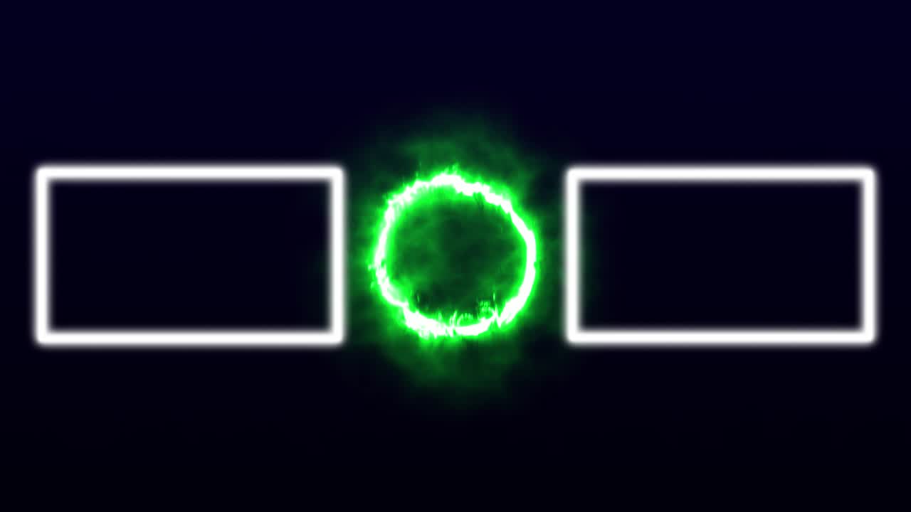 컬러 플레임 엔드 카드 엔딩 스크린 모션 그래픽