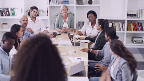 a group of businesspeople having a meeting