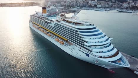 cruise ship at port