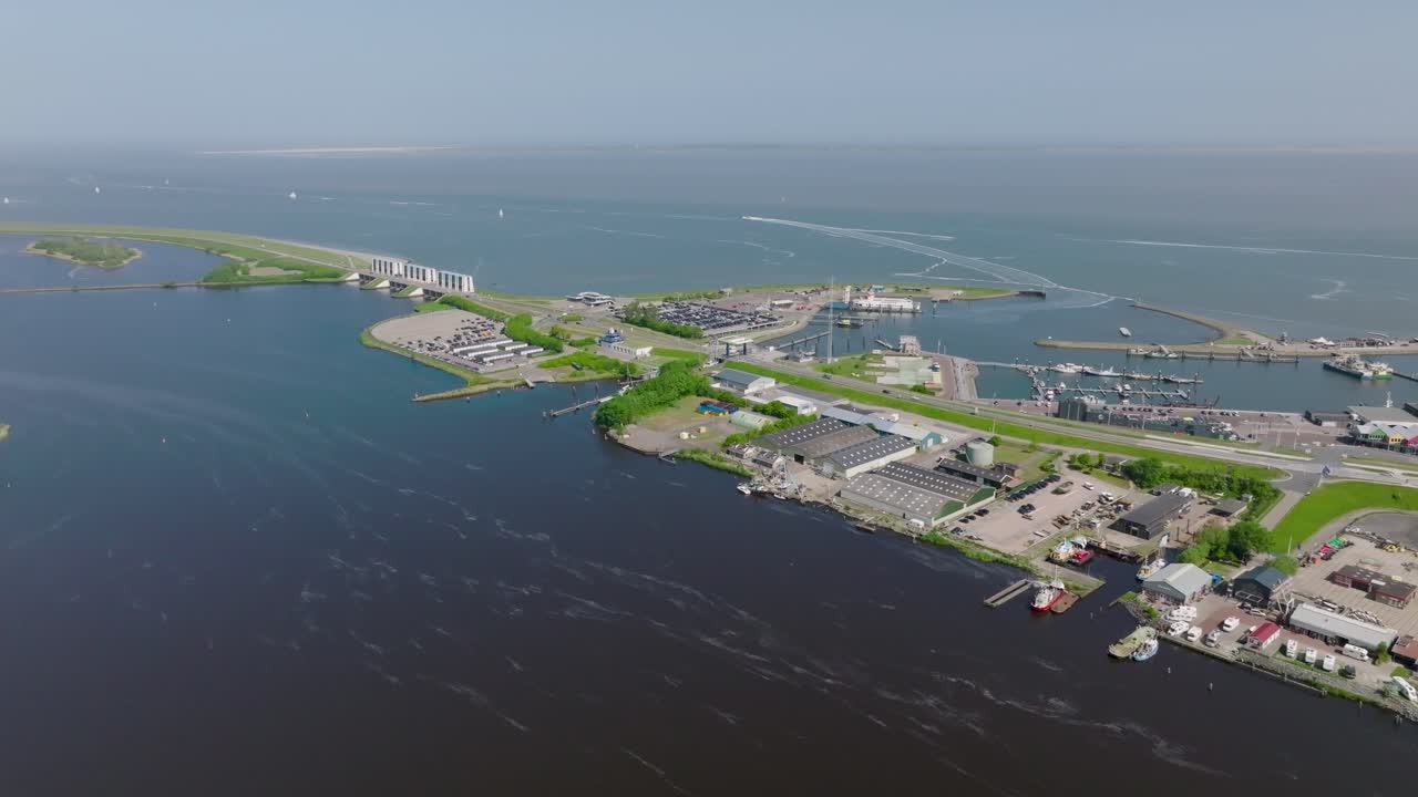 Lauwersoog is a port and marina situated on the Wadden Sea in the Netherlands