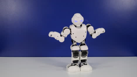 white robot toy