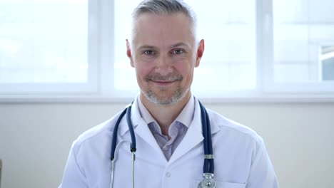portrait of smiling doctor