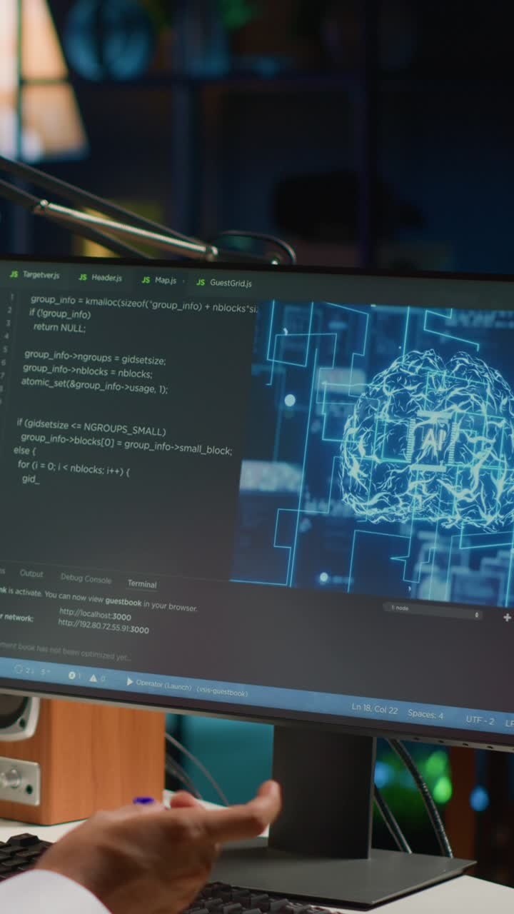 Vertical video Freelancer using artificial intelligence