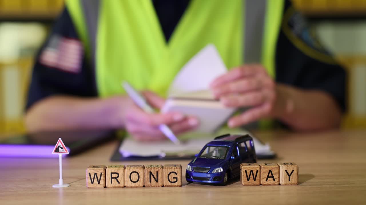 Traffic Violation: Wrong Way