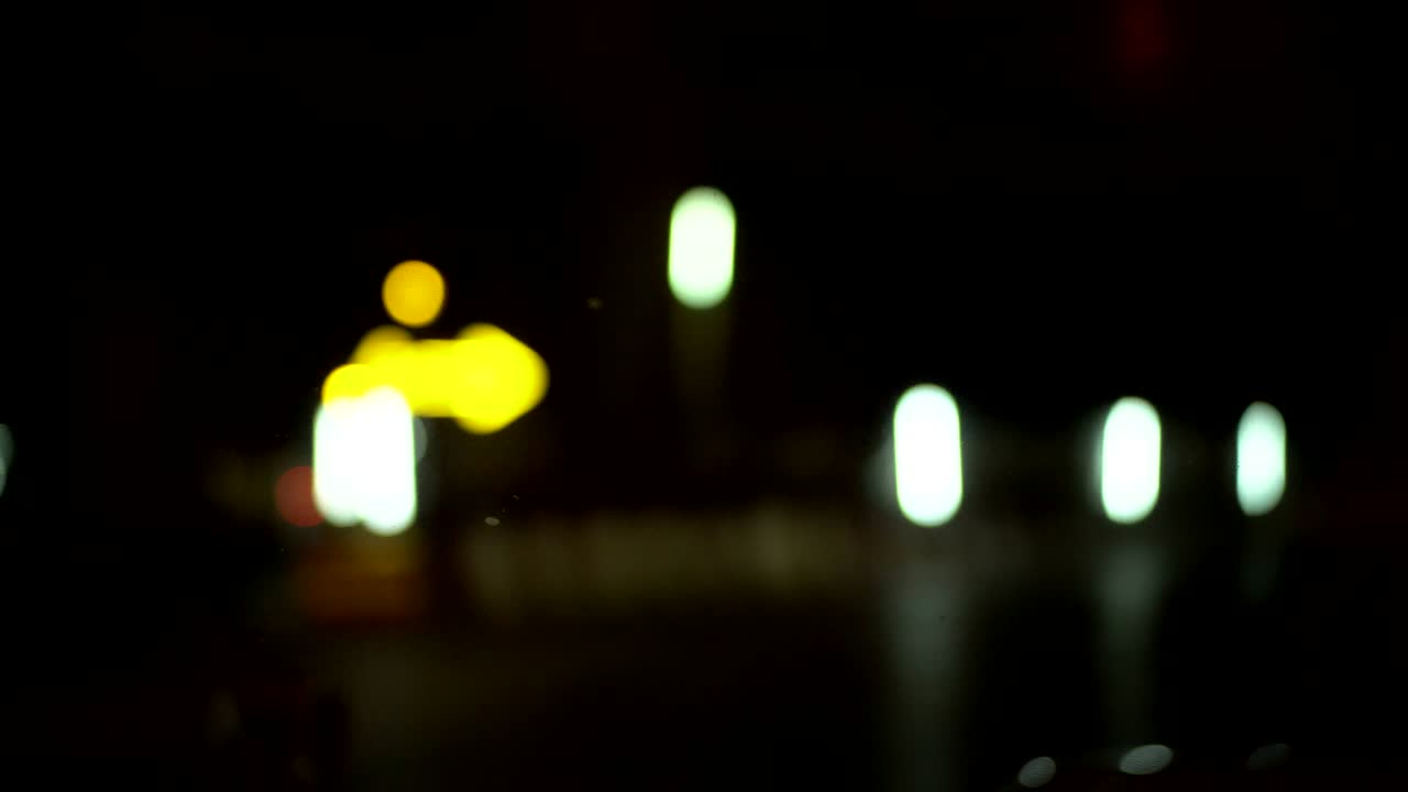 la luz débil por la noche.