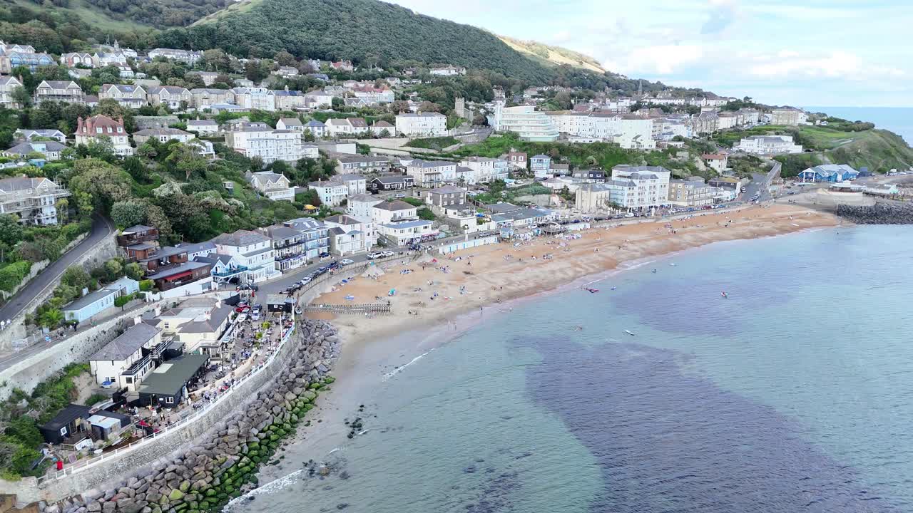 벤트노어 와이트 섬 영국 상승 드론, 공중