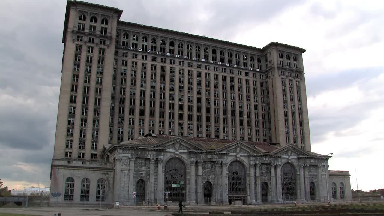 estación central de michigan en 2009, detroit