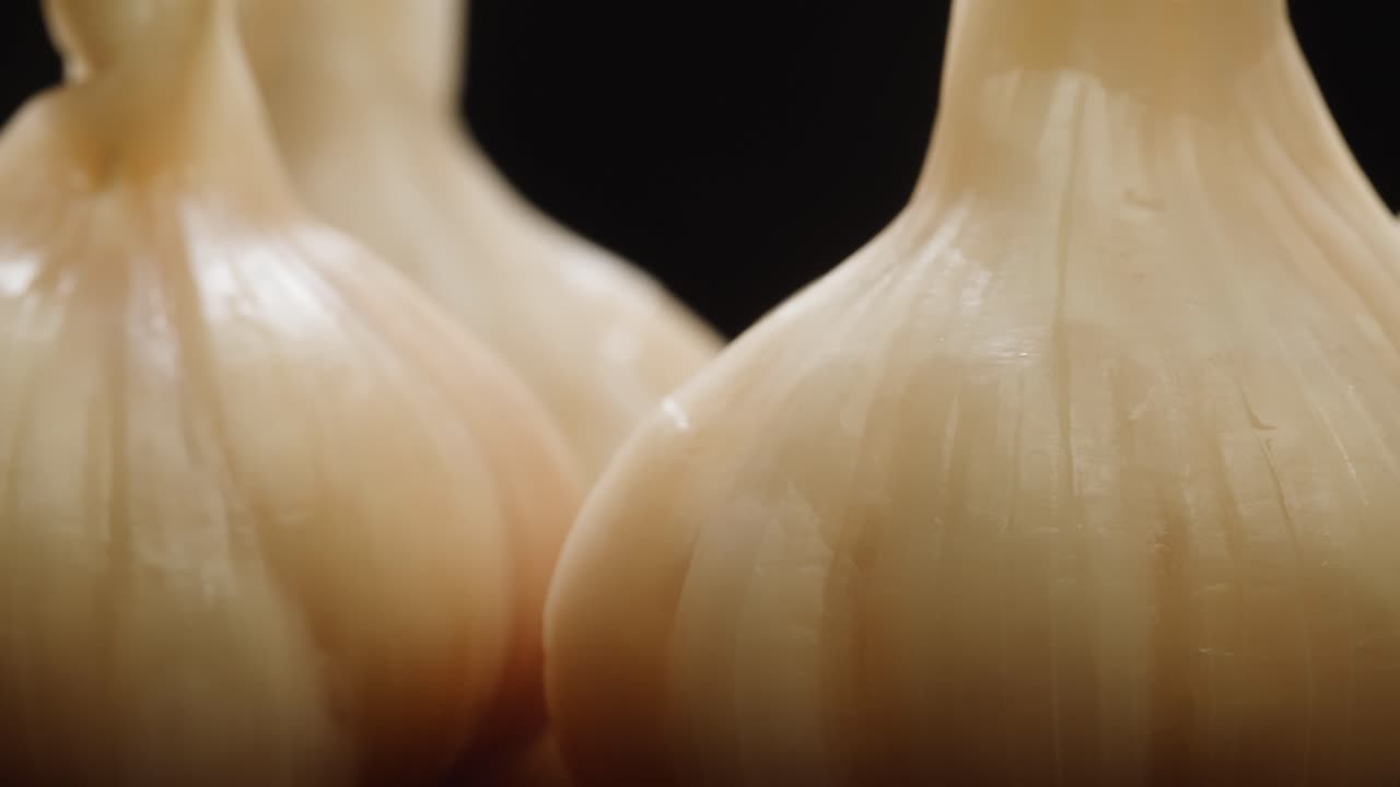 전체 발효 된 마늘, 발효 된 매운 채소, 고품질 4k 영상