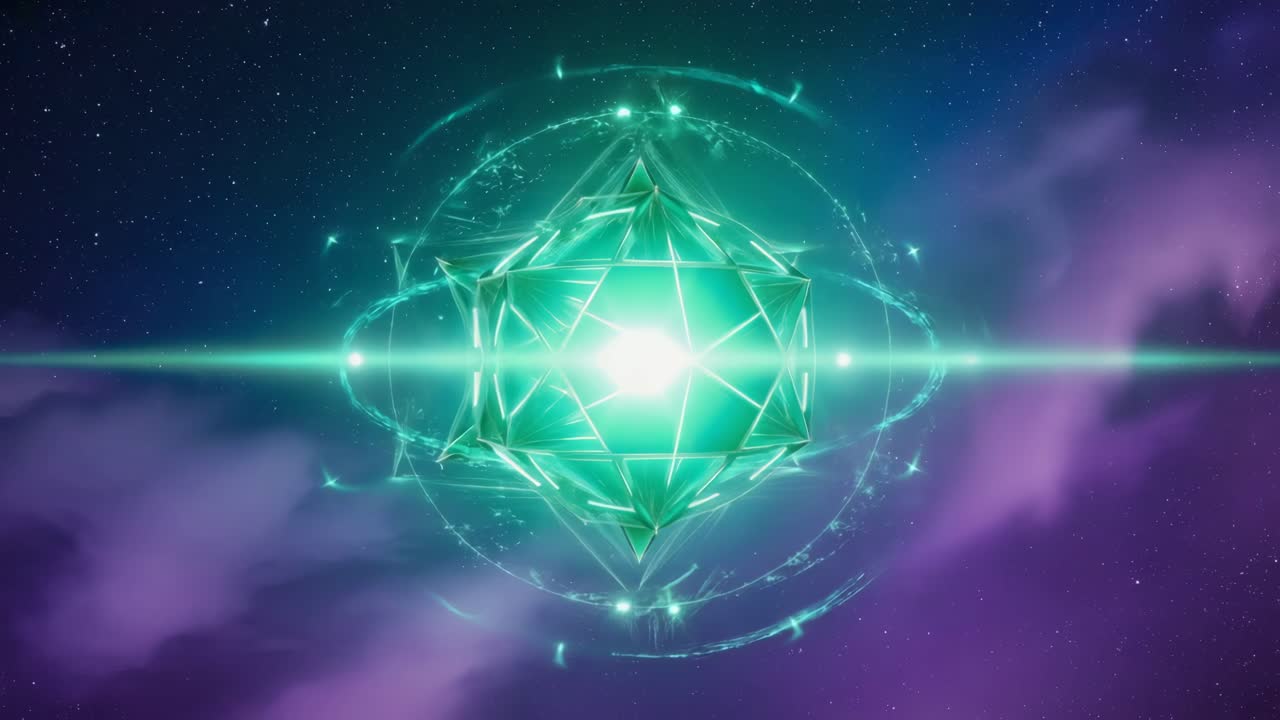 Abstract Crystal Energy in Space
