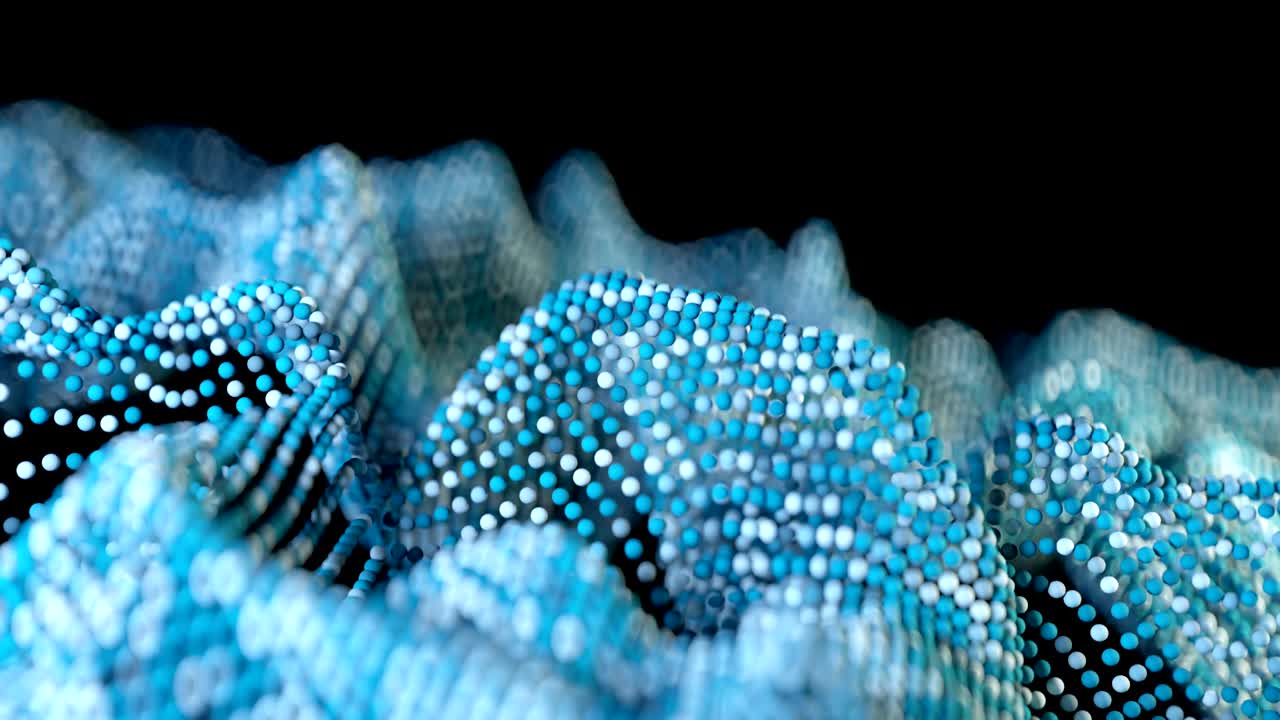 4k 추상 물리학 과학 분자 배경