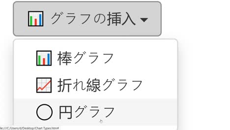 japanese. cursor slides over and clicks insert pie chart in spreadsheet. mouse pointer on device computer monitor screen clicking add circle graph on worksheet file for company business assignment or school education project.