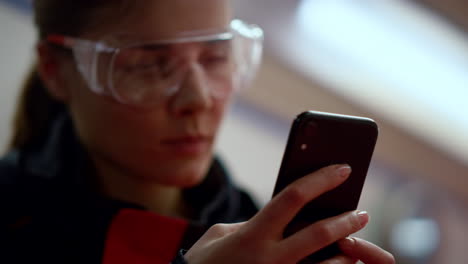 emergency medical doctor texting in ambulance car