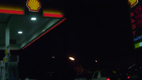 oil refinery flaring off hd