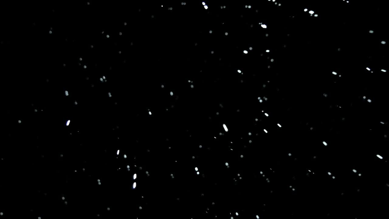 Falling snowflakes