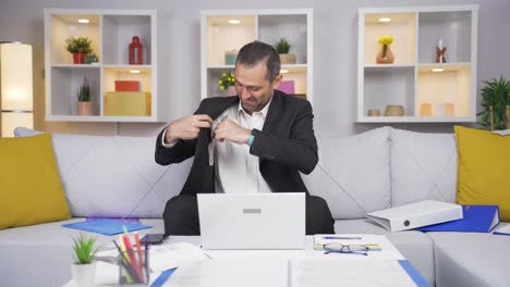 home office worker man counting money funny and funny.