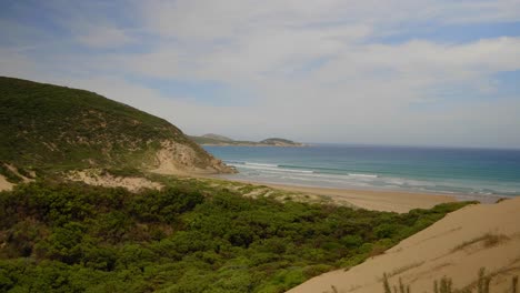 El-Océano-En-El-Río-Darby-En-El-Parque-Nacional-Del-Promontorio-De-Wilson