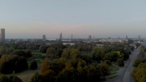 europe - latvia landscape in pardaugava part of riga