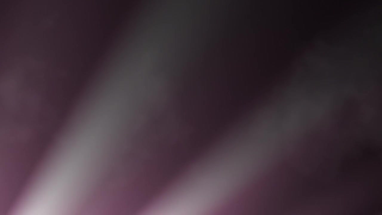 Dynamic Light Rays Moving Through Smoky Atmosphere