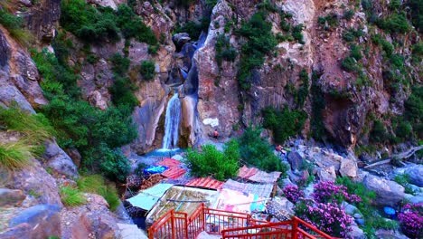 waterfalls oued el bared mountain babur - setif