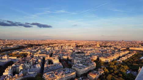 paris city france landscape buildings view viewpoint golden hour landmark
