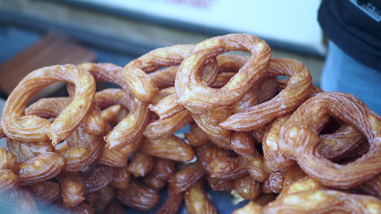 exhibición de postres turcos