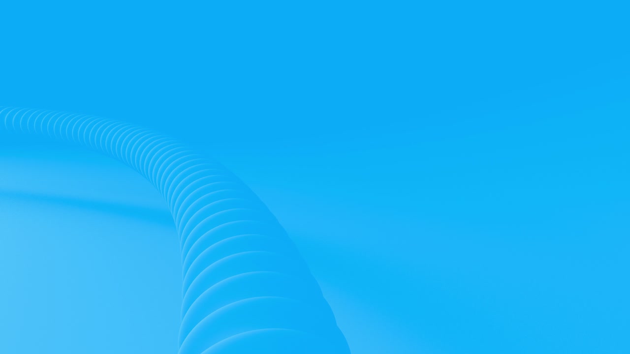 다채로운 파동 튜브를 통해 움직입니다.