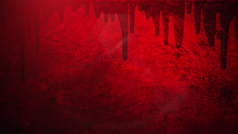 Motion-camera-and-spot-of-blood-on-dark-red-grunge-texture